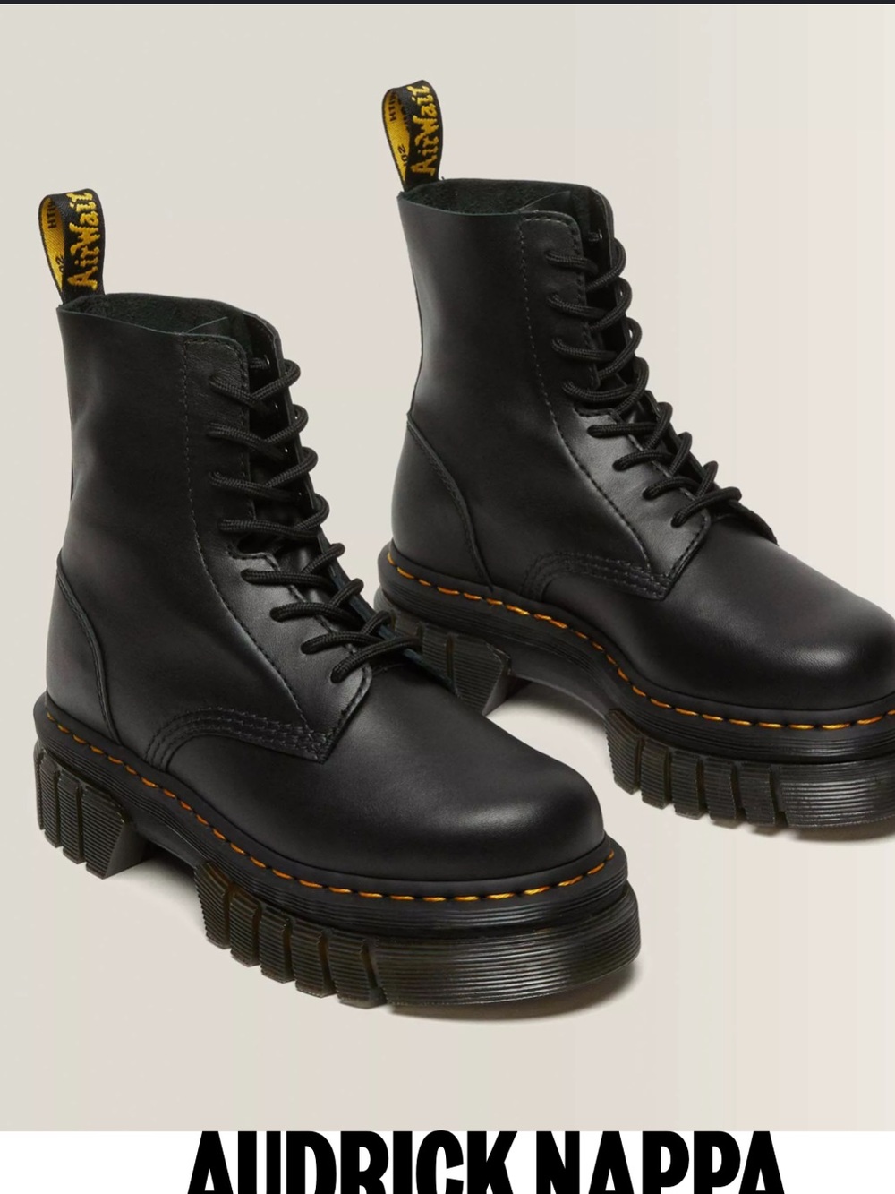 Dr martens Audrick 8i platform leather boots